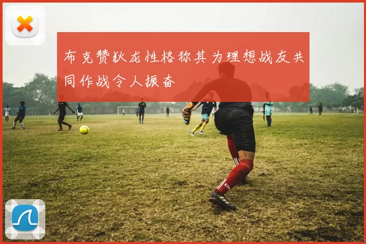布克赞狄龙性格称其为理想战友共同作战令人振奋